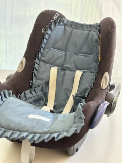 Colchoncito Baby con Tablitas Tusor Azul - comprar online