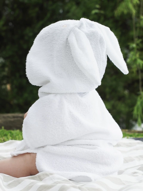 Bata de Toalla Conejo con Carita Arena - comprar online