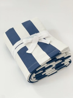 Lona Impermeable Rayada Azul XL 2 mts