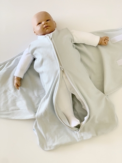 Bolsita de Dormir Swaddle de Algodón Gris - Lorenza Basicos | Básicos y Accesorios para Bebés | Envíos a Todo el País