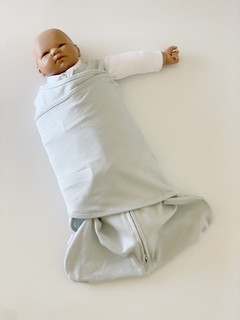 Bolsita de Dormir Swaddle de Algodón Gris - comprar online