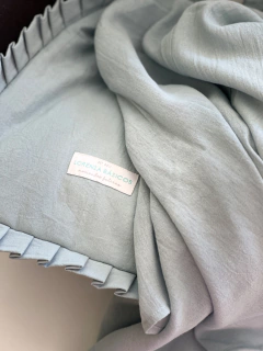 Colchoncito Baby con Tablitas Tusor Celeste - tienda online