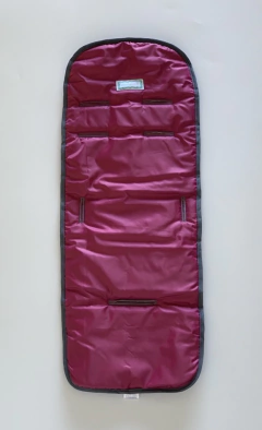 Cobertor para Silla de Comer Rosa Frambuesa y Gris - tienda online