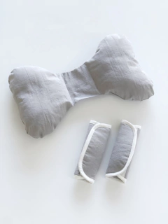 Reductor Mariposa + Protector de Correas Tusor Gris - Lorenza Básicos 