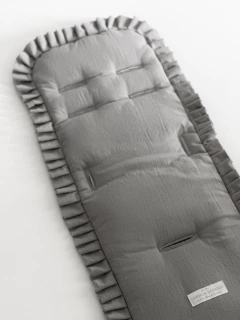 Colchoncito Baby con Tablitas Tusor Gris - comprar online