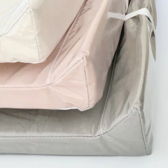 Imagen de Cambiador Rígido Anti Vuelco con Cinturón de Seguridad Tusor Rosa