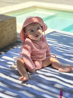 Gorro de Lycra Rosa Vintage SolarMax con FPU 50+