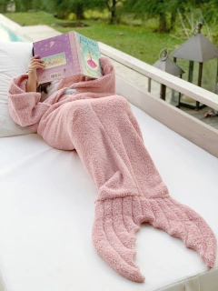 Manta Sleeping Bag Sirena piel rosa viejo