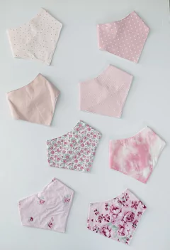 Baberos Bandana Algodón Tricapa Impermeable