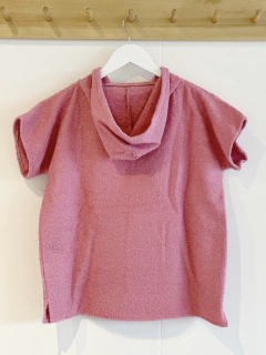 Happy Poncho de Toalla Fucsia, talle 4 a 6 años - comprar online