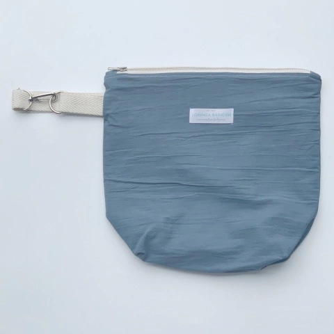 Maxi Bolso Tusor Azul