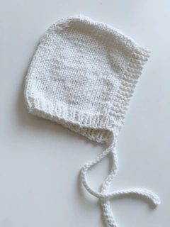 Conjunto Tejido Blanco Capota Lisa en internet