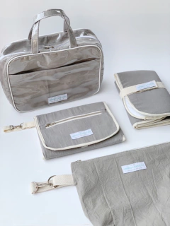 Cambiador Simple Tusor Gris - Lorenza Básicos 