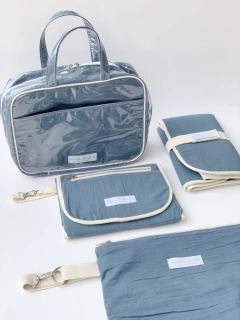 Cambiador Simple Tusor Azul - Lorenza Básicos 