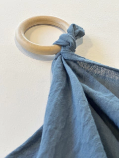 Babita y Trapito de Apego Gasa Simple Azul - comprar online