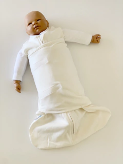 Bolsita de Dormir Swaddle de Algodón Natural - Lorenza Básicos 