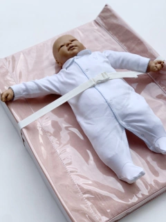 Cambiador Rígido Anti Vuelco con Cinturón de Seguridad Tusor Rosa en internet