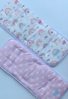 Colchoncito Reversible Rainbow Rosa en internet