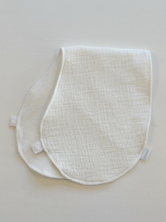 Babita de gasa tricapa impermeable Blanco - comprar online