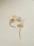 Aros Flora Dorados - comprar online