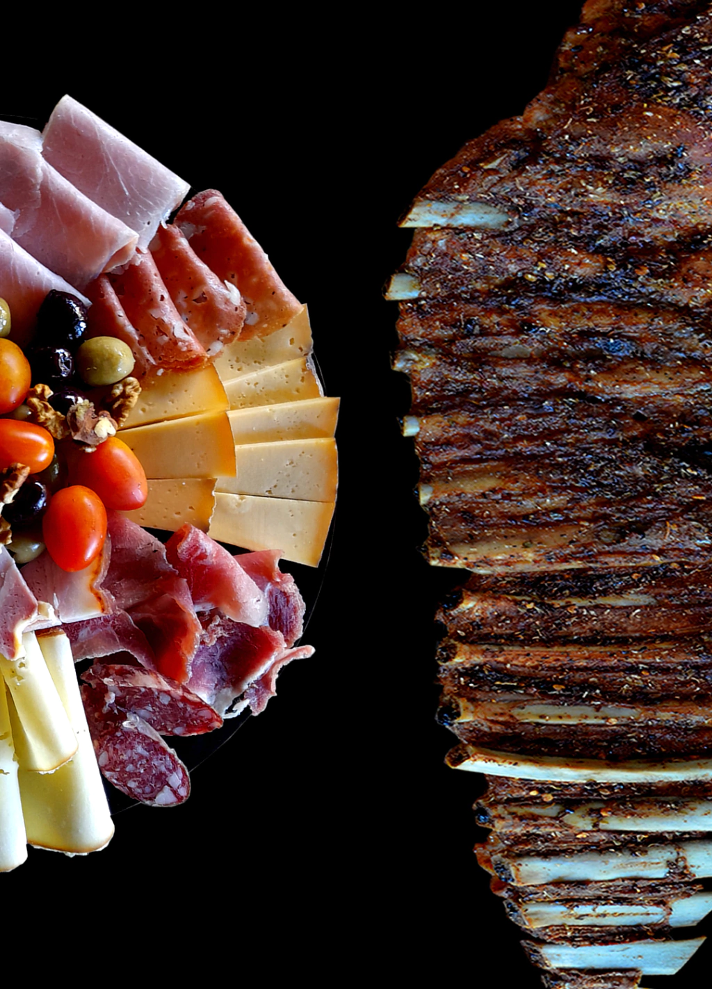 PICADA + COSTILLAR DE CERDO + PAN & SALSAS | COMEN 12 PERSONAS