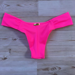 Calcinha Fio Duplo BOFID Rosa Neon - comprar online