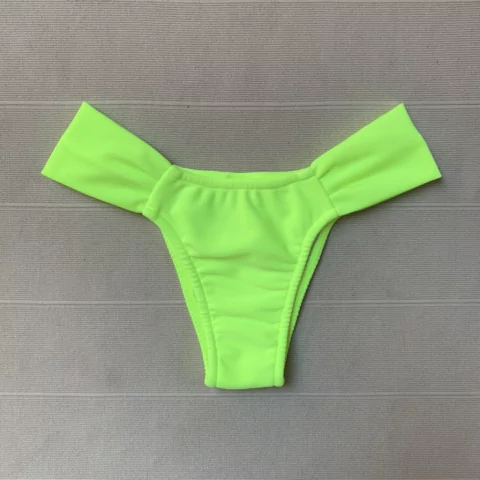 Calcinha Tradicional BOT Amarelo Neon