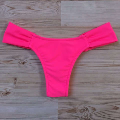 Calcinha Fio Duplo BOFID Rosa Neon