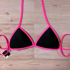 Busto Taiti Preto- Rosa Neon