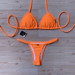 Biquíni Cortininha MINI Laranja Neon - comprar online