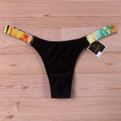 Calcinha Fio Dental SUMMER Preta-Sunset