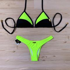 Biquíni Dual ADF Preto-Amarelo Neon