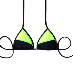 Busto Cortininha Dual Preto-Amarelo Neon na internet