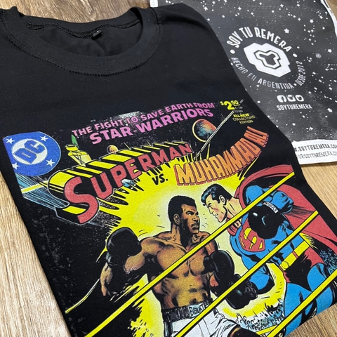 Remera Superman vs Ali comic
