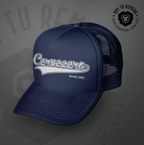 Gorra trucker Quilmes Cervecero tipo beisbol