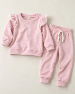 Conjunto waffle puntilla - comprar online