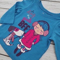 Remera importada nena perrito - comprar online