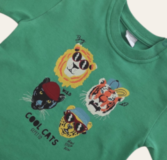 Remera tigre verde - comprar online