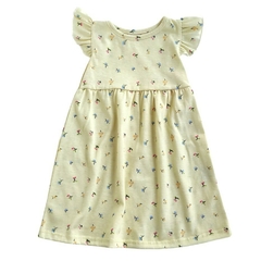 Vestido algodón voladitos - comprar online