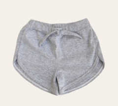 Short algodón con lazo gris