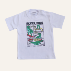 Remera dinos blanco