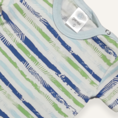 Body rayado ROLI celeste - comprar online