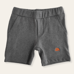 Bermuda elastizada gris topo