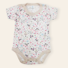 Body floreado natural