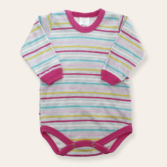 Body rayado Sofia fucsia