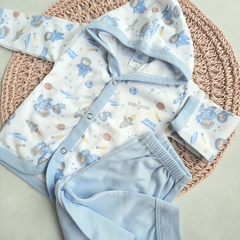 Campera algodón Astronautas celeste - comprar online