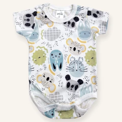 Body AMIGOS amarillo y verde