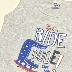 Conjunto COCO EN PATINETA azul