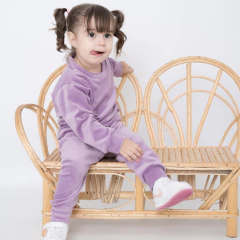 Conjunto plush FILADELFIA lila - comprar online