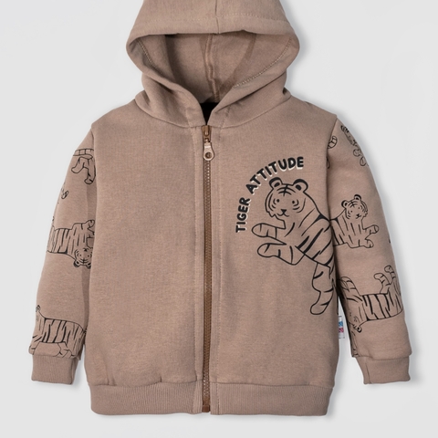 Campera frisa TIG cemento - comprar online